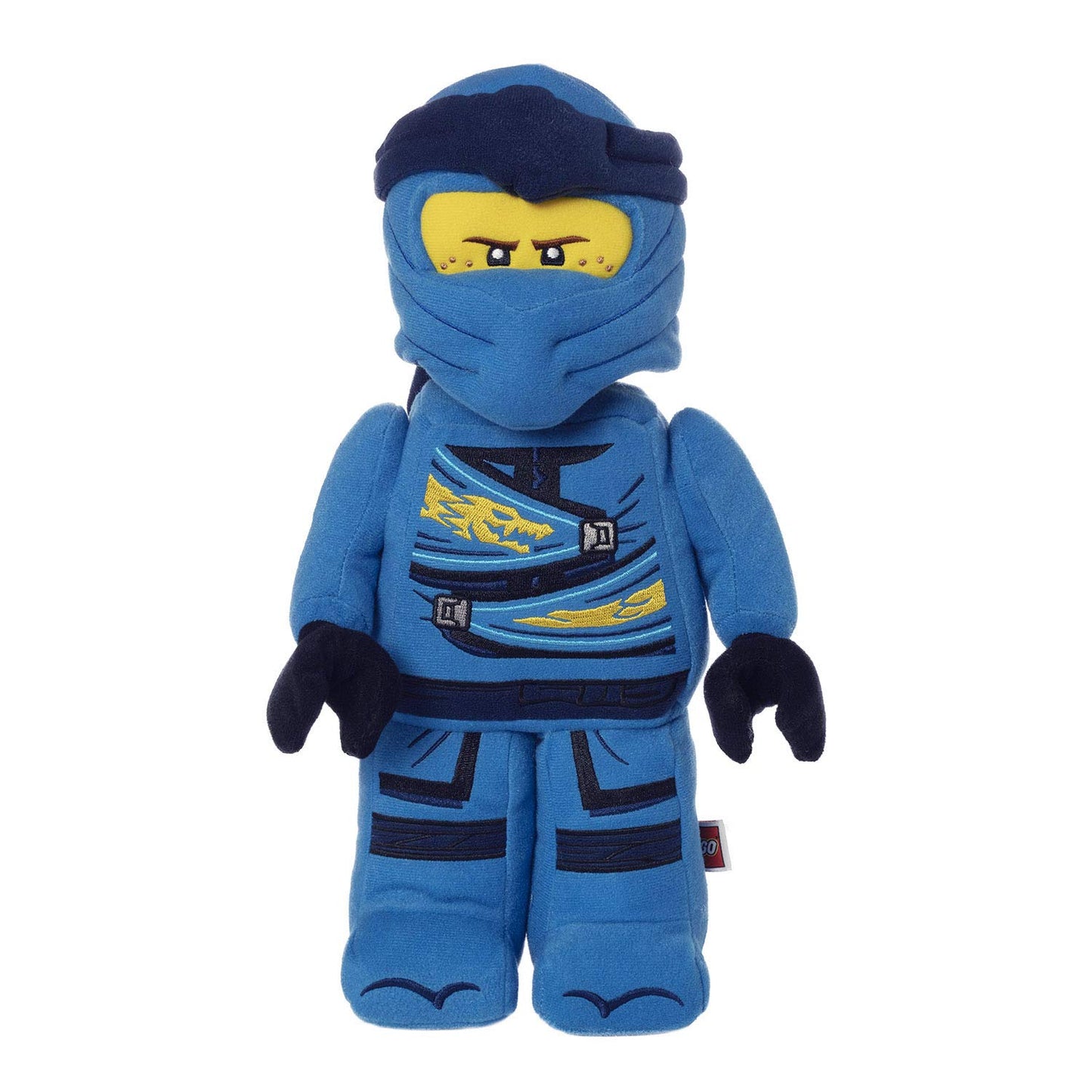 Manhattan Toy Lego NINJAGO Jay Ninja Warrior Plush 13" Multi-Color Character, Model 335550, Soft Fabric