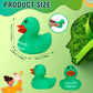Gemscream 50 Pcs Mental Health Awareness Rubber Ducks Green Rubber Ducks Mental Health Gifts Anxiety Relief Ducks for Friend Fam