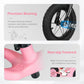 12' Balance Bike For 2, 3, 4, 5 Year Old Boys And Girls, Lightweight Nylon Frame Toddler Training Bike No Pedal Bikes For Kids With Adjustable Seat And Air Tires (Pink)
