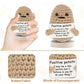 Dafuriet Mini Funny Crochet Doll With Positive Card - 3 Inch Wool Potato For Cheer Up Gifts And Party Decorations