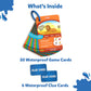 Skillmatics Guess in 10 Animal Planet Card Game - Waterproof, Educational Fun for Ages 6+, Multicolor, Model SKILL594GSAP