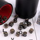 36 Pieces 12mm 6 Sided Mini Dice Set,Pearl Pattern D6 Game Dice Set,6 Sided Standard Game Dice for Board Games Dice Games Classr