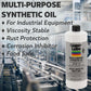 Super Lube Multi-Purpose Synthetic Oil w/Syncolon (Translucent, 8oz Bottle) | NSF Certified Food Grade & Clean | for Industrial
