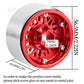 RCarmubWow RC 1.9'' Beadlock Wheels 1.9 Beadlock Rims for 1/10 SCX10 90046 AX103007 TRX4 TRX6 Gen7 8 D90 VS4-10 MST CFX RC Crawl
