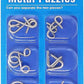 WBD 6Pc Brain Teasers Metal Wire Puzzle Toys Metal Puzzle Toys for Gifts, Party Favors, Prizes, Disentanglement Puzzle Unlock In