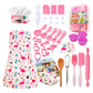 kkmon Kids Cooking and Baking Set - 34 Pcs Kids Chef Role Play Costume Set with Apron, Chef Hat, Mitt, Pastry Injector, Cookie C