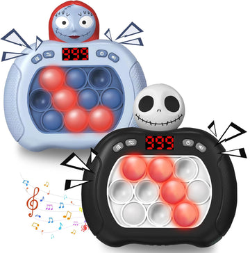 Christmas Pop Game Light Up Fidget Toy Nightmare Be Christmas Toys for Girls Boys Kids Toddler mature-themed Christmas Game Toy Christmas Stocking Stuffers Party Favors Gifts Christmas Goodie Bag