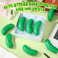 HyDren 20 Pcs Pickle Stress Balls Bulk Employee Appreciation Gifts Funny Pickle Toy 4.72'' Squeezable Balls Foam Stress Toy Reli