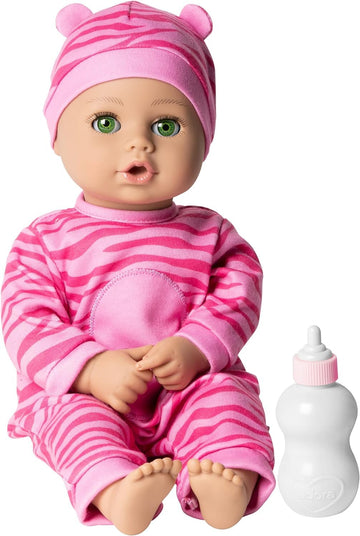 ADORA Play Time Babies Collection  13 Baby Doll with Doll Clothes and Accesories  Made with Sweet Baby Powder Scent  and GentleTouch Vinyl Body  Birthday Gift for Ages 1+ - Baby Tiger