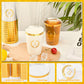 Datyiiha 100 Pieces Monogrammed Plastic Cups Gold Foil Letter B Disposable Cups 12 Oz Clear Initial Party Cups For Wedding Birth