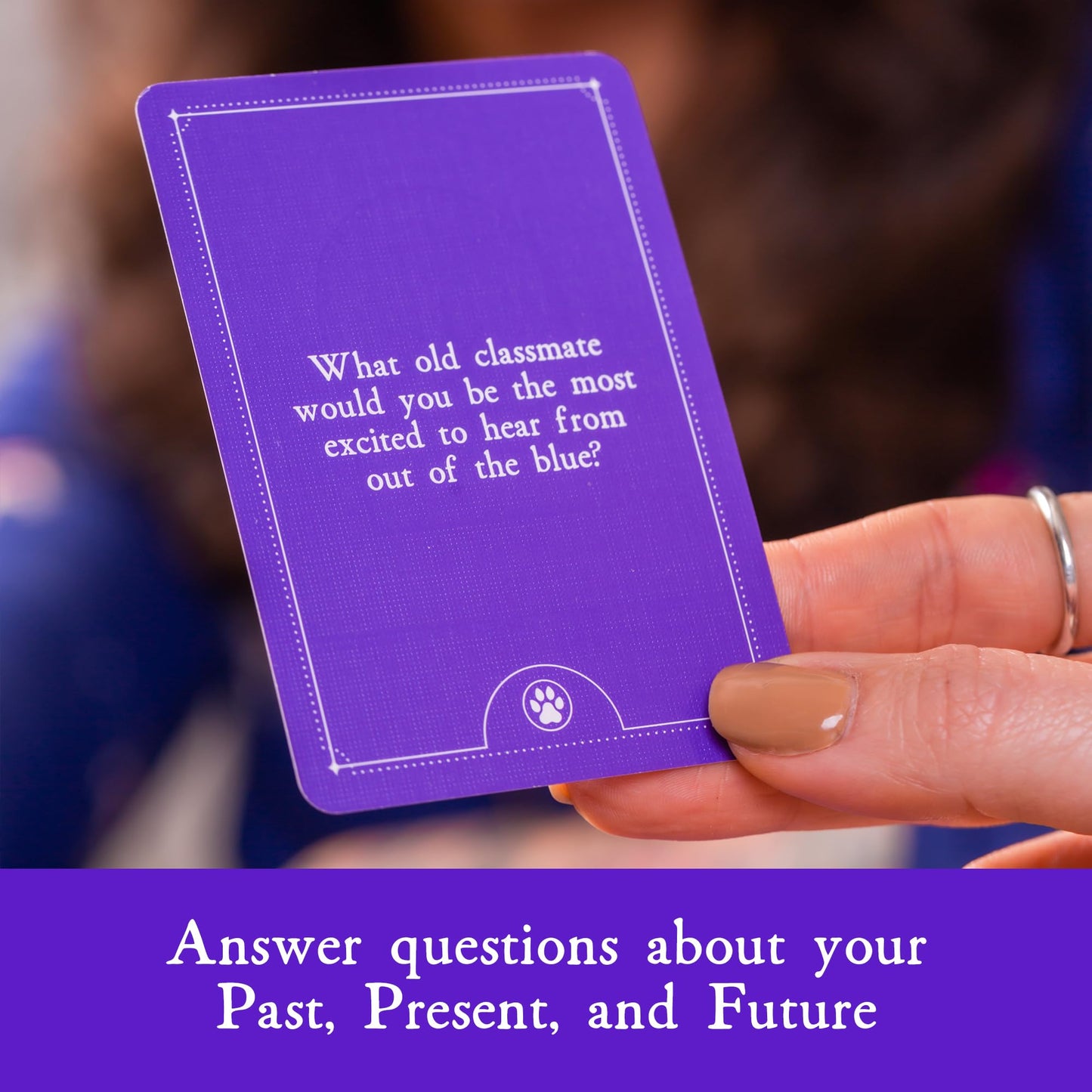 Rabble Sparks Conversation Game for 2-8 Players - Multicolor Card Game for Couples, Friends, and Family, Made of Paper