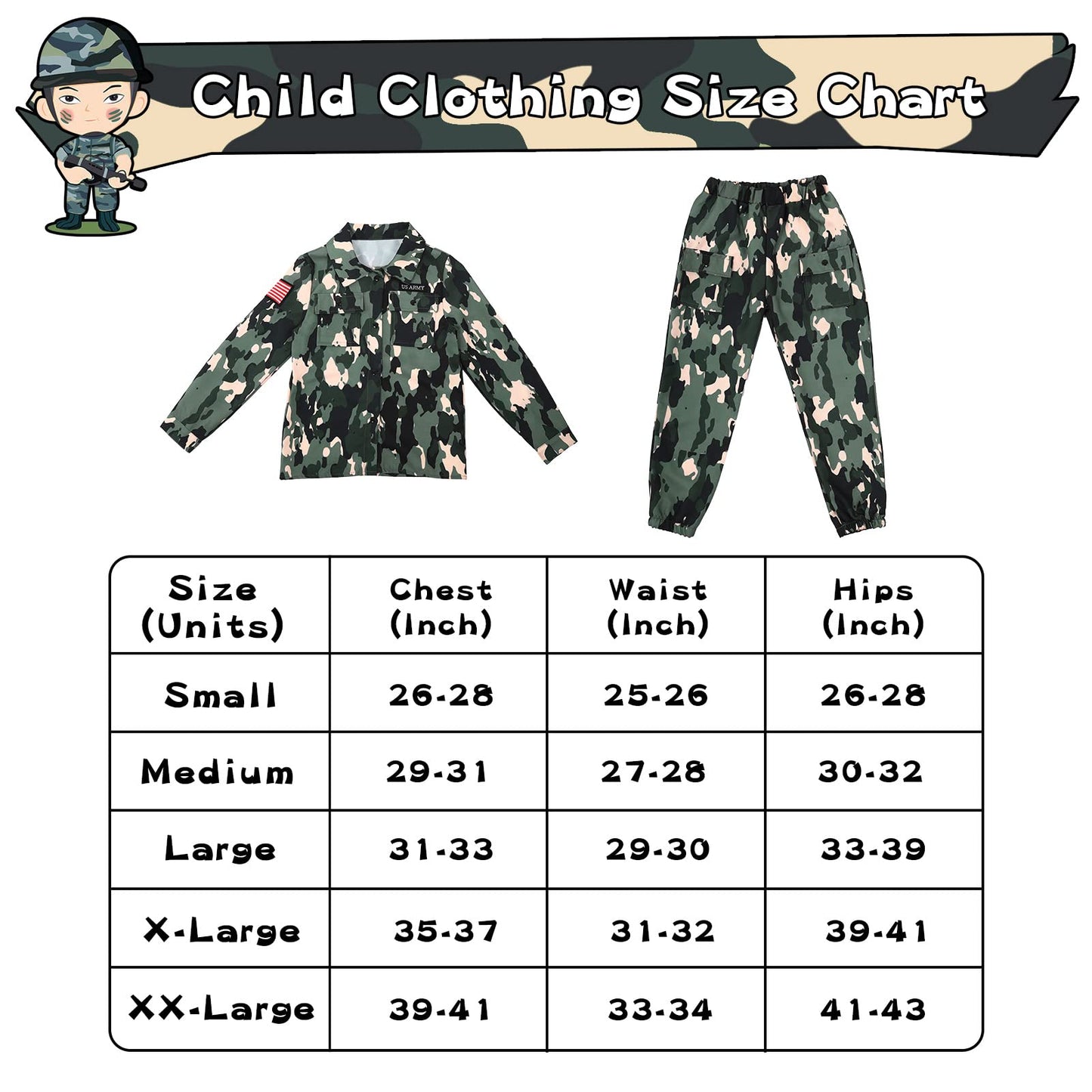 Lumiparty Halloween Soldier Costume For Boys L