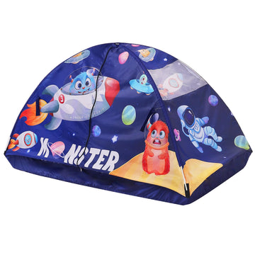 Bed Tent for Twin Kid Play Tent for Boy and Girl Easy Set-Up Magic Playhouse