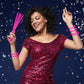Yofobu Pink Glow Sticks Light Up Bracelets Necklaces With Connectors 50Ct 8' Glowsticks Bulk Neon Party Supplies For Christmas New Year Valentine'S Day July 4Th Gender Reveal Wedding Birthday
