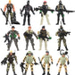 Liberty Imports 12 Pack: US Military Toy Soldiers Playset Army Men Action Figures with Realistic  Gear Combat Accessories for Kids Pretend Battle Play