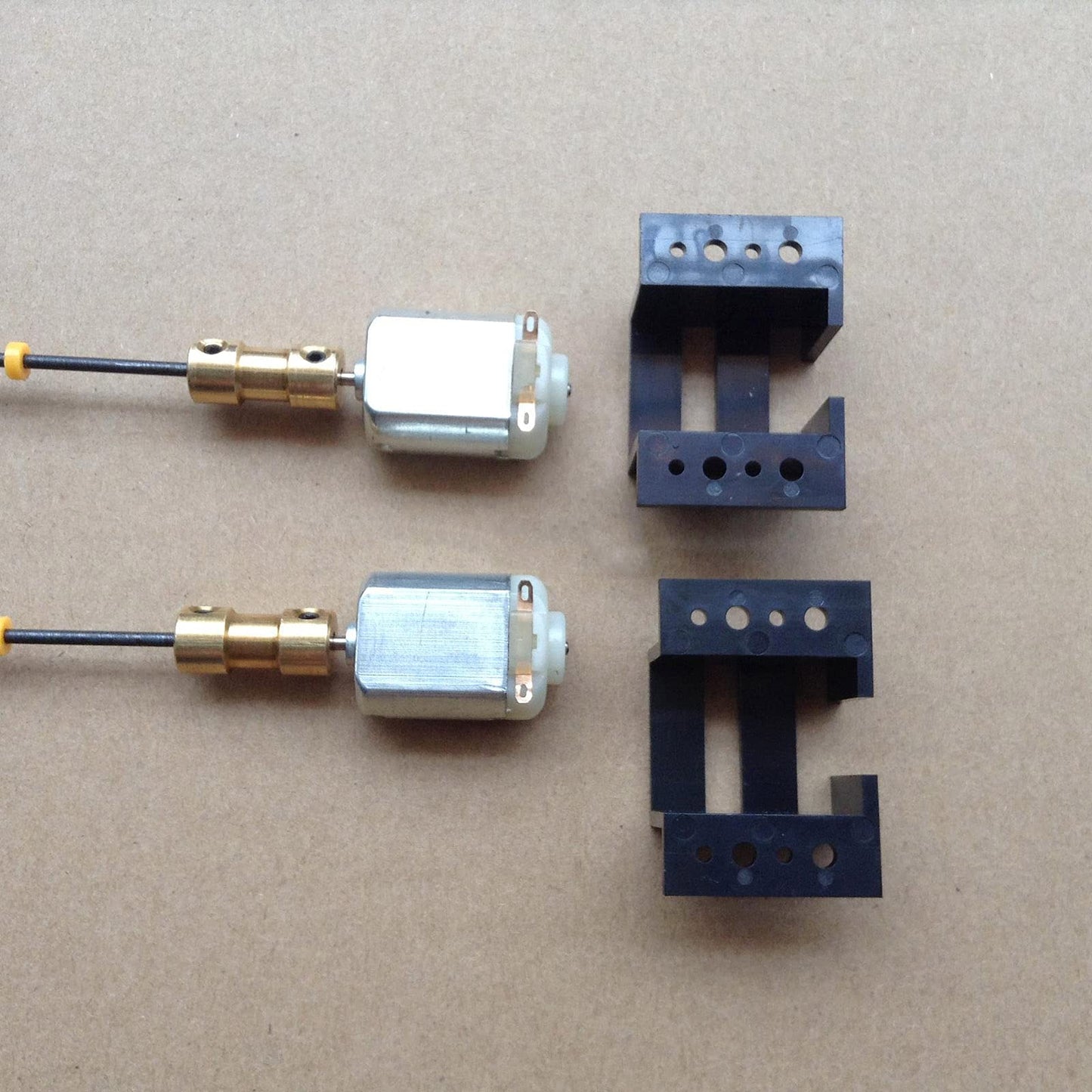 LICHIFIT Double 130 Motors RC Boat Drive Set Motor Seat 12CM Shaft Propellers RC Model Ship DIY Kit