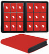 enhanced 9-Pocket Zippered Trading Card Binder  540 Pockets Double-Sided Side-Loading Card Organizer Album  PU Leather Card Holder Protector for MTG  TCG  Sports Cards (Red)
