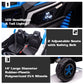 Nitoess 24V 2 Seater Ride On Truck For Kids,2Wd/4Wd Ride On Utv With Remote Control,Electric Toy Car,Xxl Ride On Buggy Rubber-Plastic Polymerized Tires For Kids,Max Load Capacity 200Lbs(Blue)