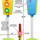 Kiddie Play Traffic Light Toy for Kids Cars and Bikes with Lights and Sounds