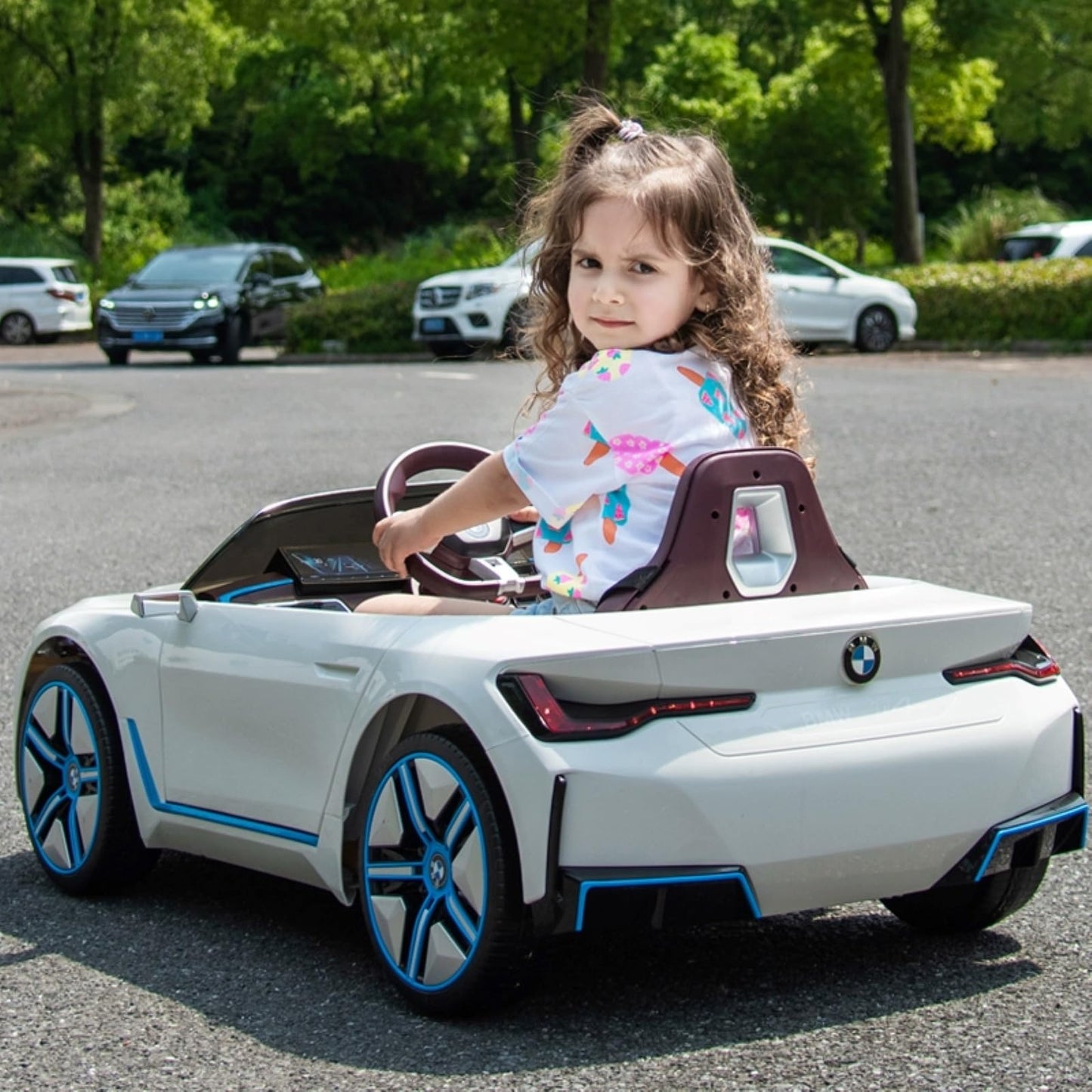 Licensed Bmw Kids Ride On Car With Remote Control By Bopilon 12V 7Ah Electric Car For Kids Battery Powered Ride On Toys Car For