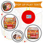 Tikonsyol Kids Play Tent, Pop Up Fast Food Restaurant Play Tent For Kids, Playhouse Indoor Outdoor Folding Portable Play Tent Fo