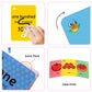 Toddler Number Kids Flash Cards,No.123 Sight Words with Pictures Flash Cards for Toddler,Kindergarten Learning Cards for Kids,Ch