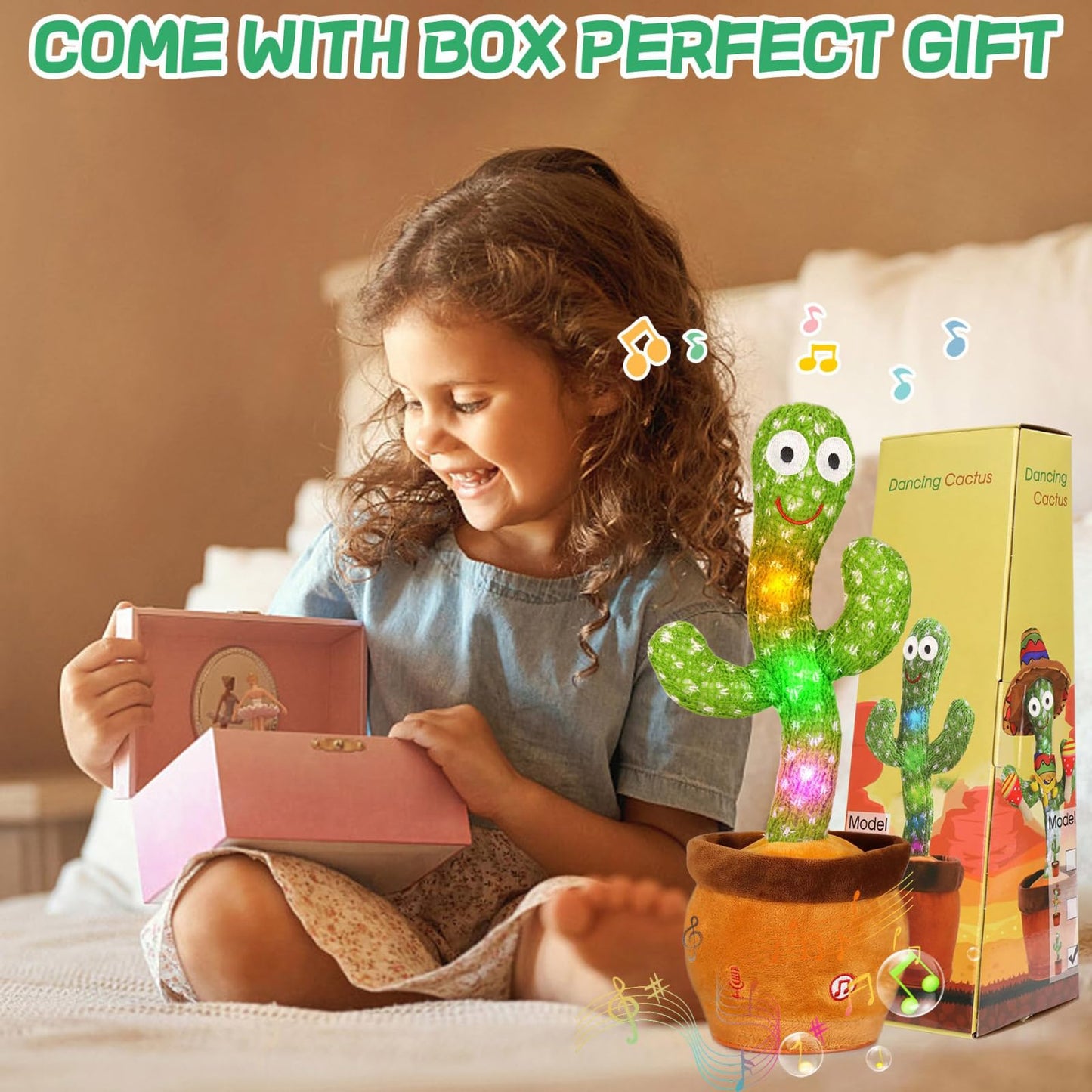 Plush Puppets Dancing Cactus Talking Cactus Baby Toys 6 To 12 Months Toys Wriggle Singing Cactus Repeats What You Say Baby Boy Toys, Plush Electric Speaking Cactus 15 Second Voice Recorder Baby Toy