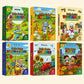 Meiokids Katha Series Storybased Flashcards Combo For Kids (25 Years) | Set Of 6 Puzzles | Alphabet, Number, Fruits, Vegetable