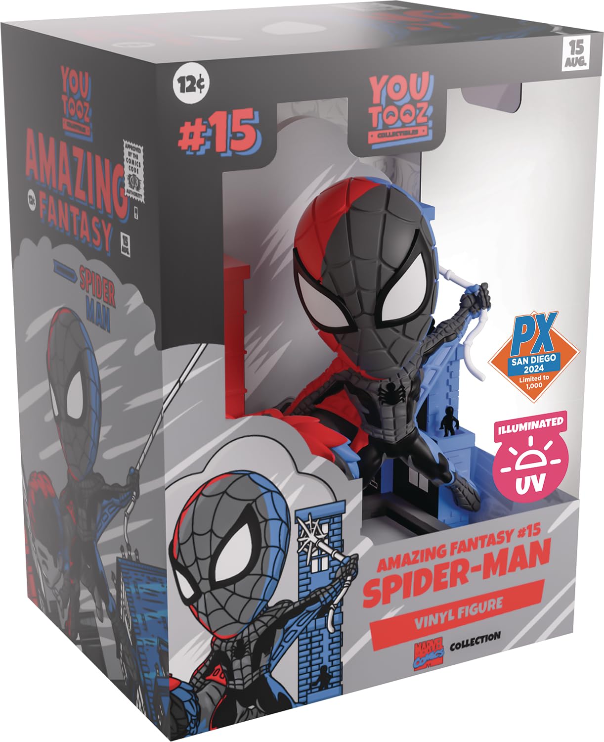 Youtooz San Diego 2024 Amazing Fantasy #15 Illuminated Previews limited availability Vinyl Figure