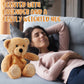 Hungdao Bear Stuffed Animal 9 Inch Microwavable Heatable Plush Toy Lavender Scented Warmies For Adults Kids Soothing Baby Shower