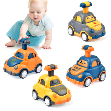 Soi-Meme Car Toys For Toddlers 1 2 3 Year Old Boy Girl First Birthday Gifts For Toddler Toys Age 1 2 3 Year Old Boy Birthday Gif