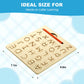 Hzsshb Wooden Letters Practicing Board,Reusable Handwriting Alphabet Tracing Board Double-Sided Toddlers And Preschool Gifts Lea