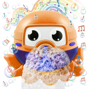 Chuchik Bubble Bath Maker For The Bathtub. Blows Bubbles And Plays 24 Childrens Songs - Baby, Toddler Kids Bath Toys Makes Great