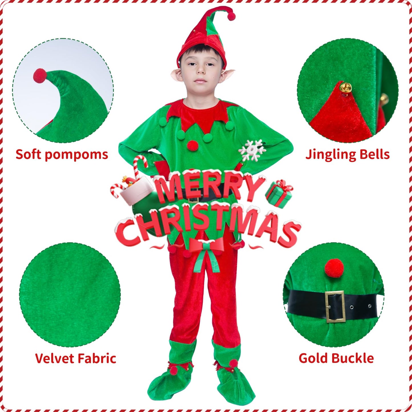 Kllouze Elf Costume Kids (S)