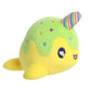 Aurora Enchanting Tasty Peach Neon Lollipop Nomwhal Stuffed Animal - Bright & Colorful Design - Showpiece Plush - Yellow 7 Inche