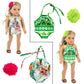 Zita Element 24 Pcs American Doll Clothes For 18 Inch Doll Clothes And Accessories - Doll Clothing Outfits Dress Swimsuits Tights For 18 Inch Dolls