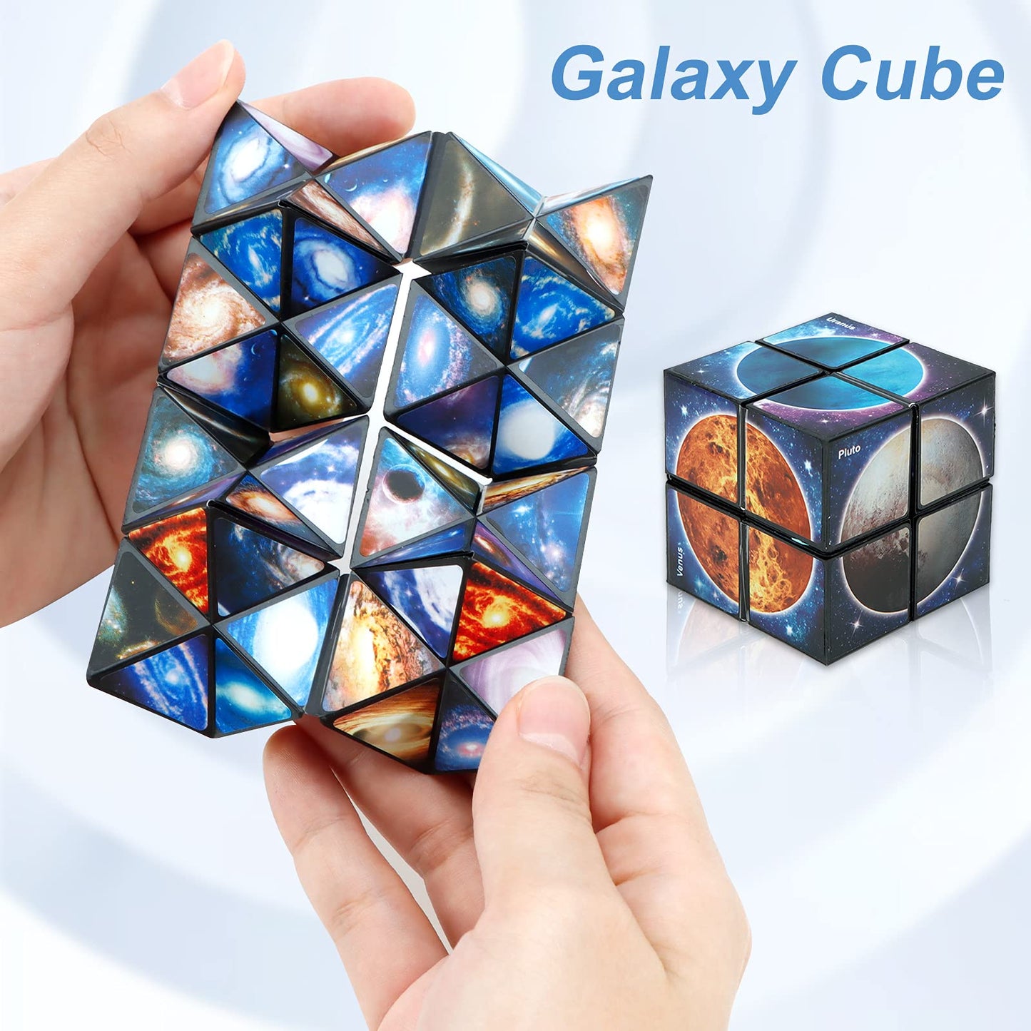Star Cube Magic Cube 2 In 1 Set, Yoshimoto Cube Magic Puzzle Cubes For Kids And Adults