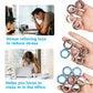24Pcs Magnetic Rings Fidget Toys Spinner Set,Finger Magnet Rings Endless Hours Of Fun Adhd Stress Relief Fidget Spinner For Relieve Anxiety Birthday For Adults Teens Kids Valentines Day For Kids