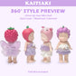 4 Sets Mini Doll Clothes for Sonny Angel  Tops and Skirts Fit for 3 Inch Collectible Dolls for mature-themed Collectors  Designed for Display and Decoration (Lavender Whimsy)