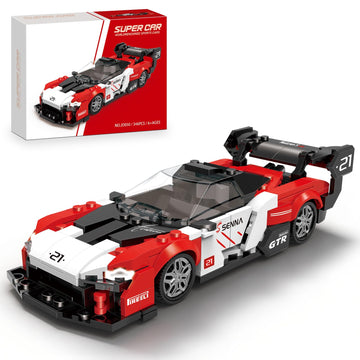 HIGH GODO Sports Car Building Set, MOC Racing Car Model Kit, Cool Collectible Cars Toys Gifts for Adults and Teens Age 14+ (346 