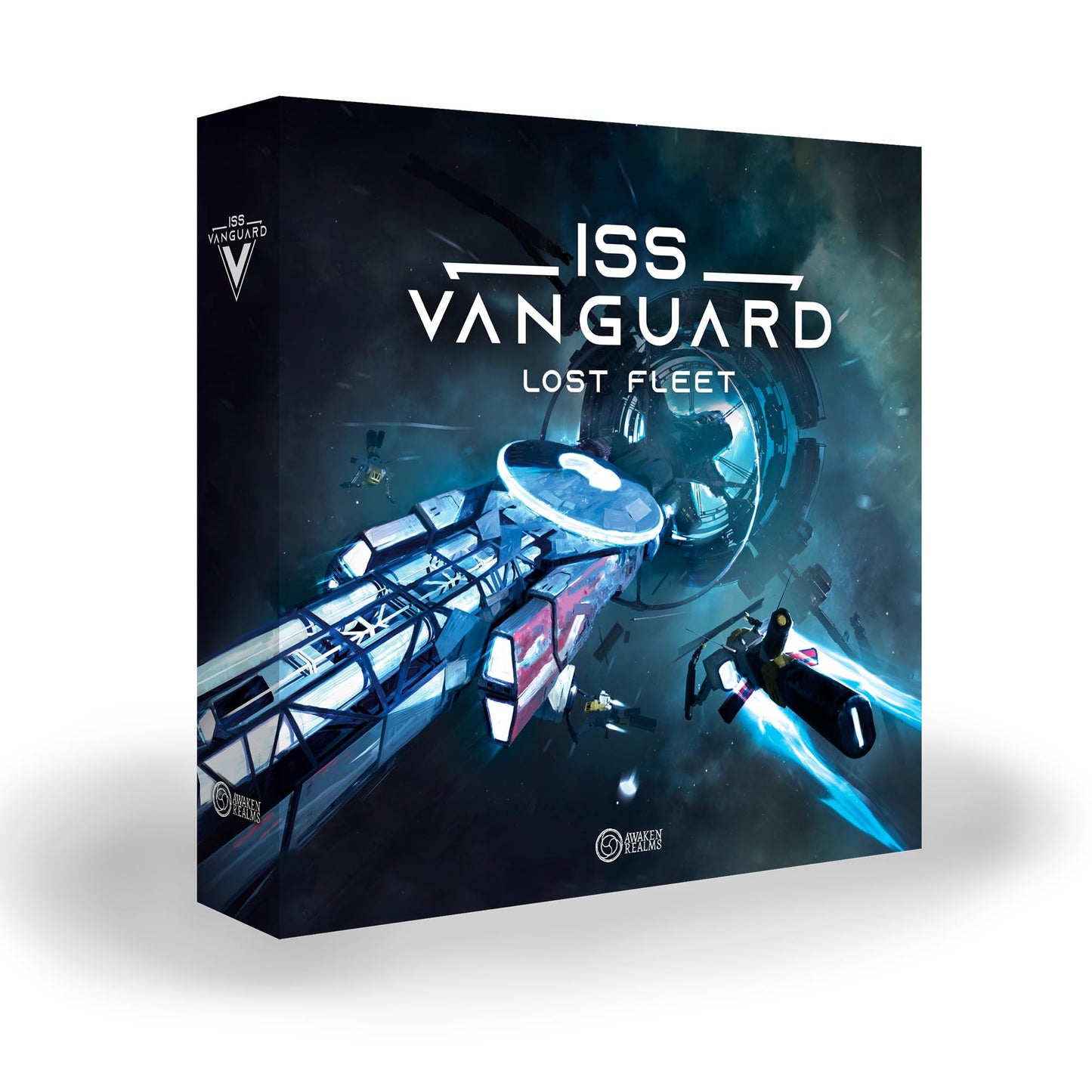 ISS Vanguard: Lost Fleet Board Game Expansion - limited availability Add-Ons  Varied Missions & Challenges! Cooperative Sci-Fi Adventure Game  Ages 14+  1-4 Players  90-120 Min Playtime  Made by Awaken Realms