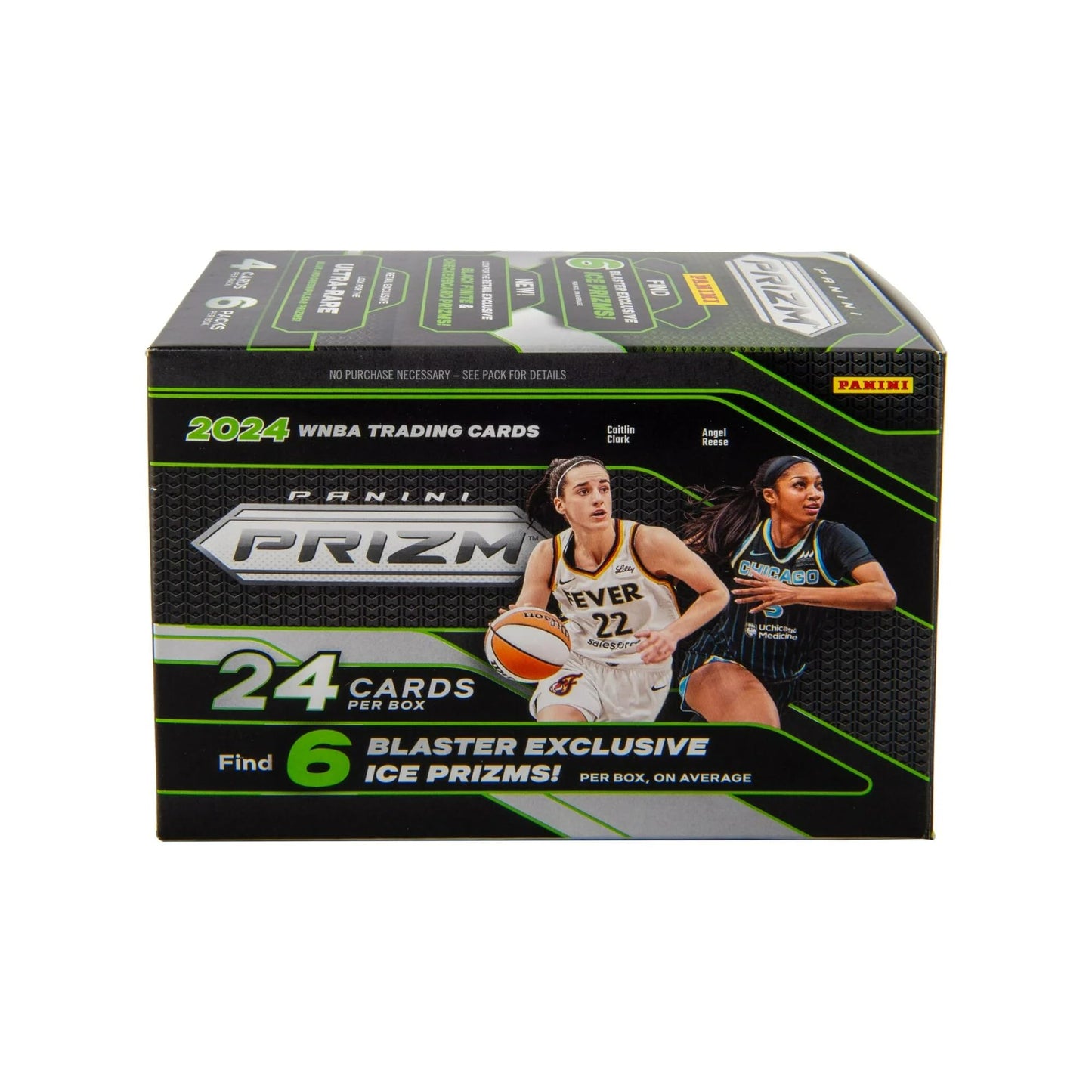 2024 Panini WNBA PRIZM Blaster Trading Card Box (6 limited availability Ice Prizms)
