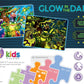 Masterpieces Glow In The Dark 60 Right Fit Puzzles Collection - Abracadabra 60 Piece Jigsaw Puzzle, 14''X19''
