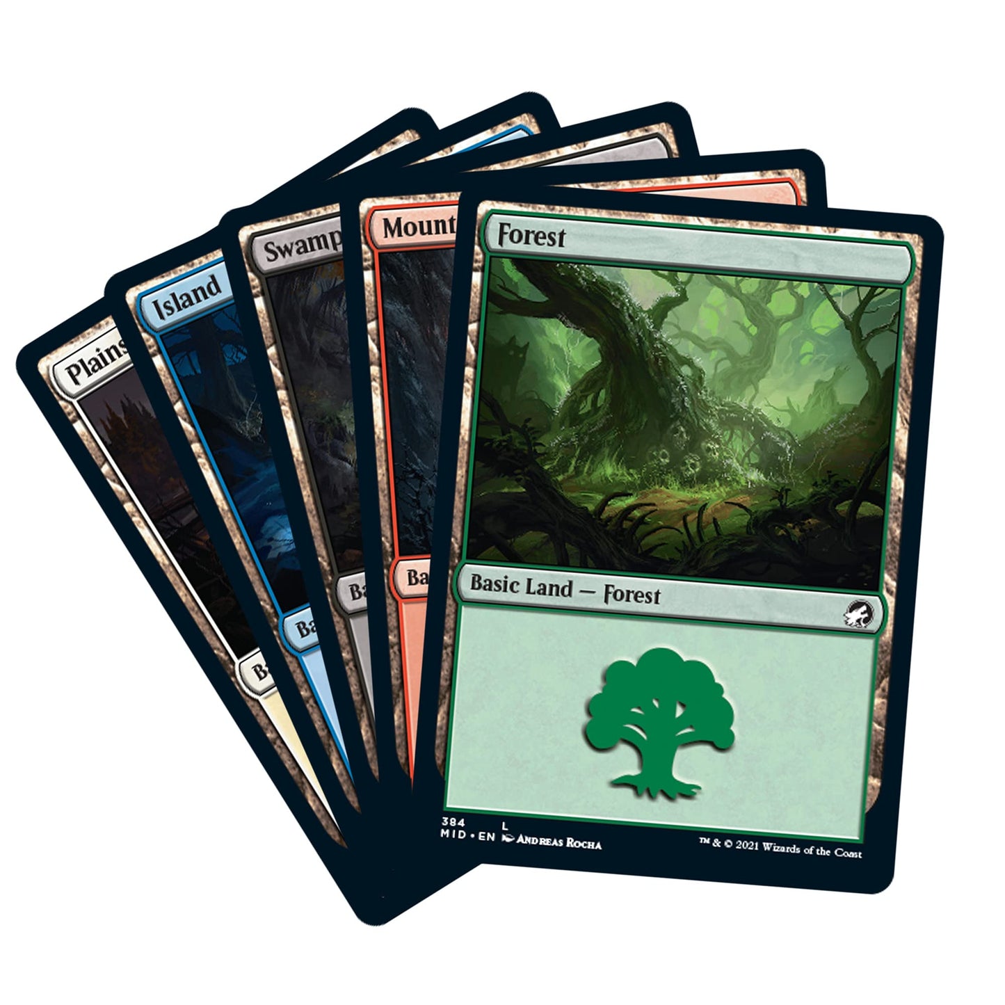 Magic: The Gathering Innistrad Midnight Hunt Bundle - 8 Set Boosters, Accessories, Multicolor, Model C89510000