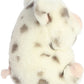 Aurora® Periwinkle Pig™ Stuffed Animal - White 5" Polyester Plush Toy - Adorable On-The-Go Companion
