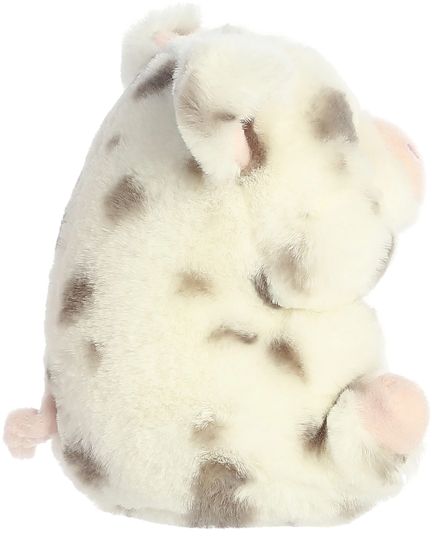 Aurora® Periwinkle Pig™ Stuffed Animal - White 5" Polyester Plush Toy - Adorable On-The-Go Companion