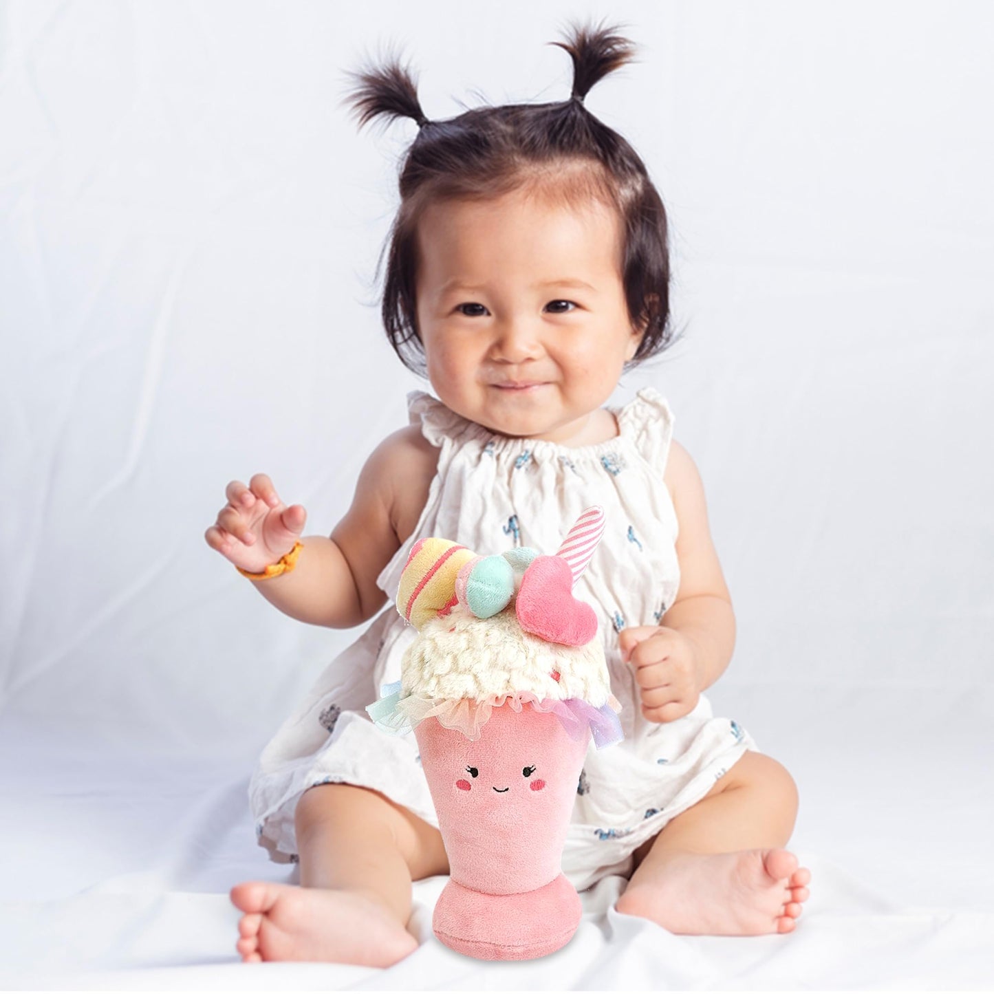 Mon Ami Sweet Treat Milkshake Stuffed Toy – 8”, Super Soft Food Plush, Collectible Stuffed Plush, For Kids