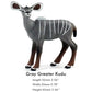 Funshowcase African Jungle Animals Toy Antelopes Figure Realistic Plastic Figurine Playset Lot 5-Piece