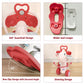 Ancaixin 4 in 1 Rocking Horse for Toddlers, Pink, 33"x13"x35", Plastic, Balance Bike with Push Handle and Backrest