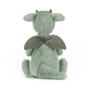 Jellycat Bashful Dragon Stuffed Animal - Medium 12 Green Plush Toy - Soft Polyester, Perfect Gift for Kids